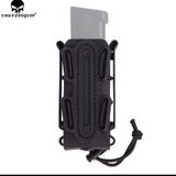 Porta cargador con clip ajustable sistema molle en negro y verde — imagen 1 de 7