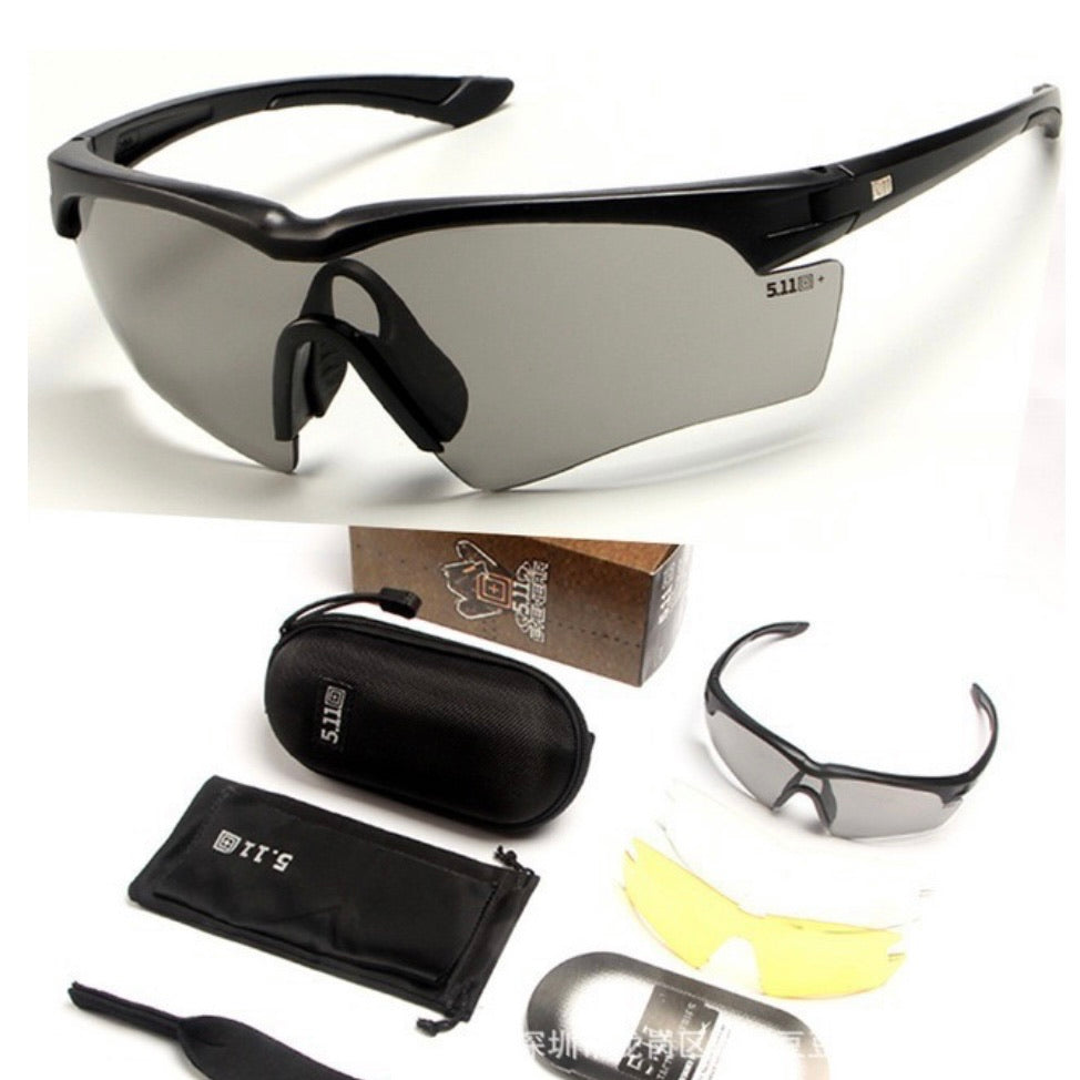 Lentes balísticos con 3 micas intercambiables antifog