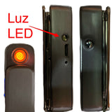 Encendedor llavero 6 en 1 con luz LED en plata, dorado o negro espacial — imagen 2 de 2