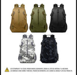 Mochila táctica de 35 litros en negra, caqui o verde militar — imagen 6 de 8