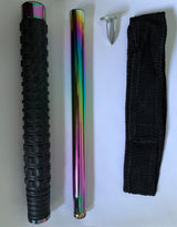 Bastón retráctil tornasol de 25 pulgadas con funda incluida — imagen 2 de 3