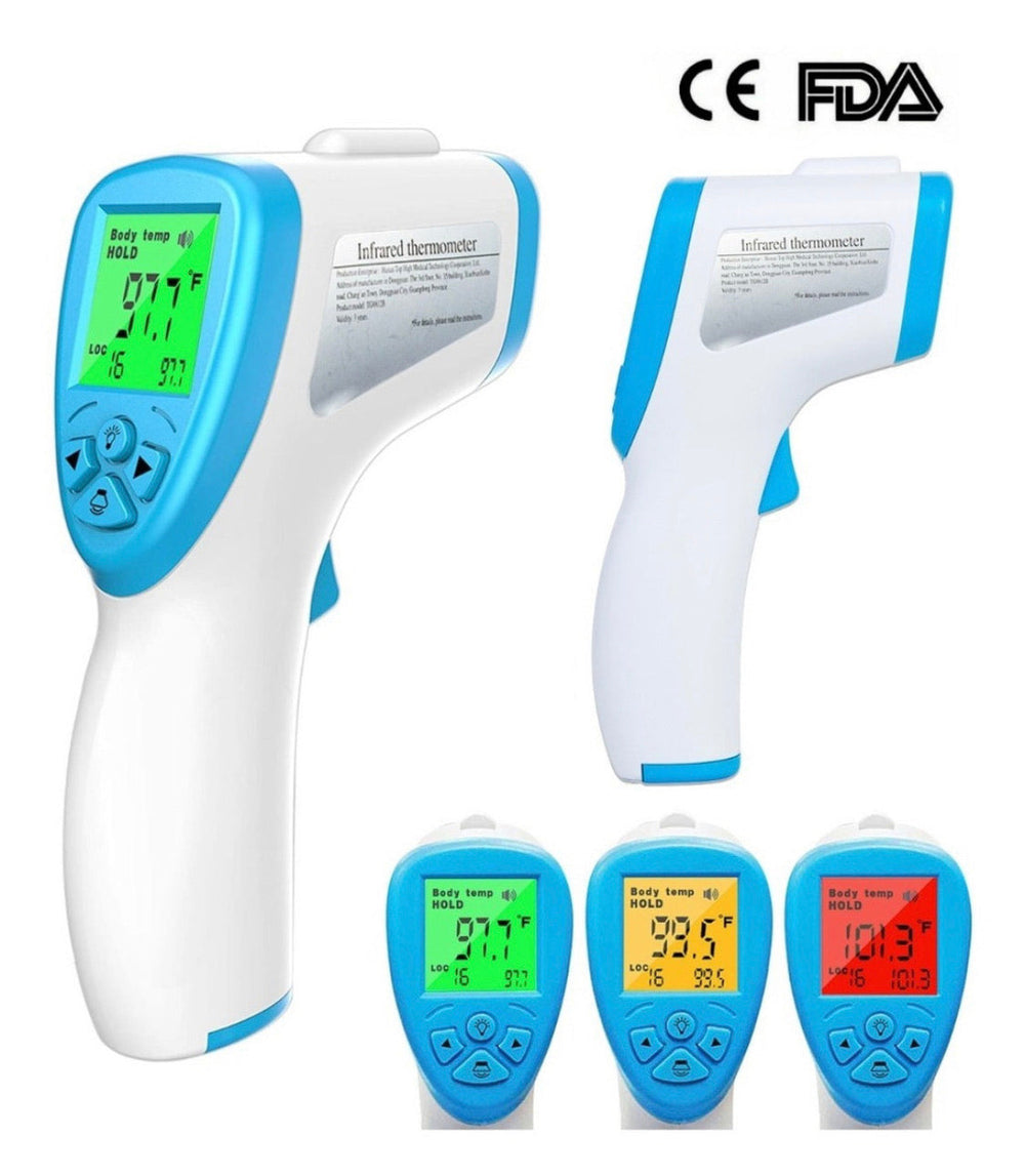 Termómetro infrarrojo digital para medir temperatura en la frente