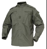 Camisola táctica ripstop caqui con bolsillos de velcro — imagen 1 de 4