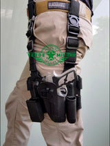 Holster piernera rígida tipo Serpa con porta cargador y linterna — imagen 7 de 10