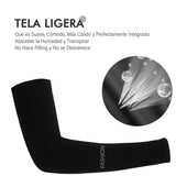 Mangas deportivas anti UV color negro para ciclismo — imagen 7 de 9