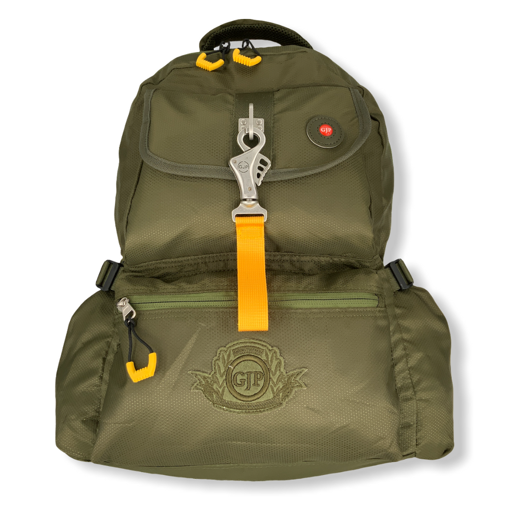 Mochila casual de 35 litros en verde o negro con candado de seguridad