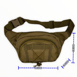 Cangurera táctica de 6 litros con sistema MOLLE y panel para parches — imagen 2 de 5