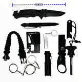 Kit táctico de campismo 10 en 1 con caja survivor — imagen 1 de 2