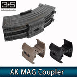 Clip acoplador de cargadores AK-47 para airsoft en color negro — imagen 3 de 3