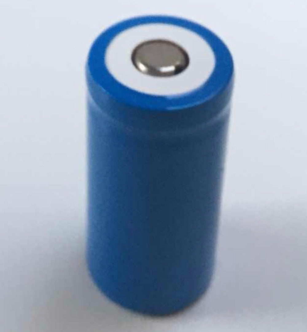 Batería recargable de litio tipo 16340 de 2 horas de duración, 3.2x1.7cm