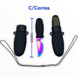 Navaja de 14.5 cm con funda tipo granada y correa — imagen 1 de 2
