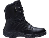 Botas tácticas militares impermeables en color caqui con cierre lateral — imagen 8 de 10