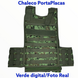 Chaleco porta placas con sistema MOLLE, panel de contactel y varios colores — imagen 5 de 10