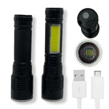 Lámpara LED COB frontal y lateral de 12.5 cm con zoom — imagen 1 de 3