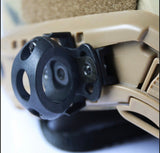 Soporte Picatinny para lámpara o láser en casco táctico — imagen 4 de 10