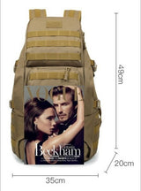 Mochila impermeable de 45 litros en negro, caqui o verde militar — imagen 6 de 10