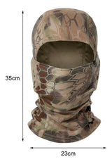 Pasamontañas balaclava elástico en patrón camuflaje — imagen 5 de 7