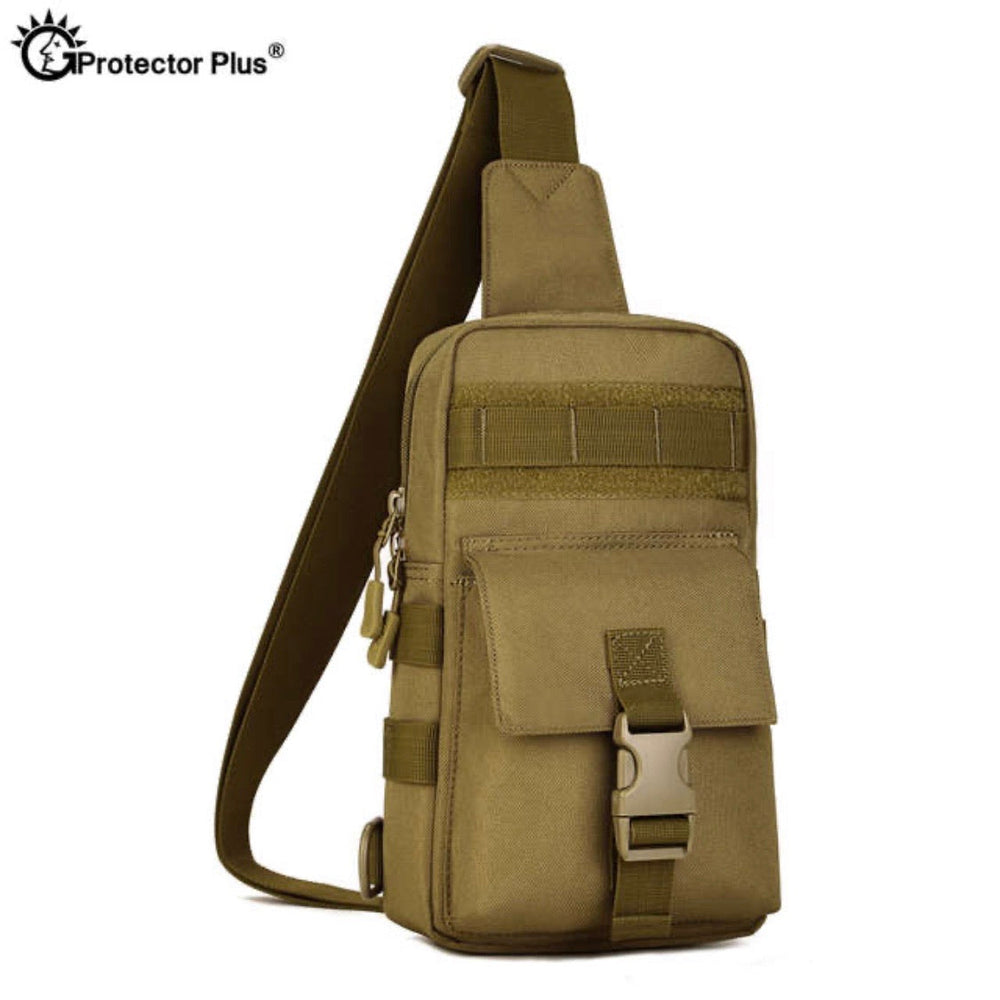 Pechera mochila impermeable de 4 litros en color caqui