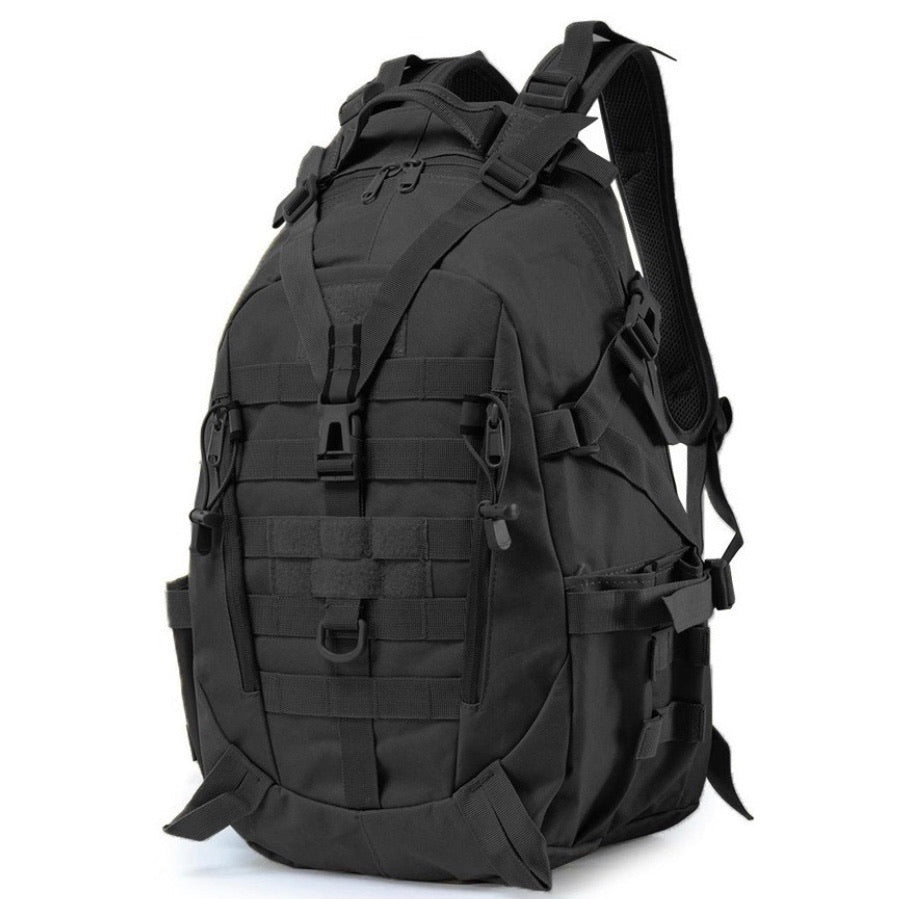 Mochila escolar multifuncional de 45 litros en negra, caqui o verde
