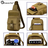 Pechera mochila impermeable de 4 litros en color caqui — imagen 5 de 6