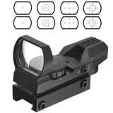 Mira de punto rojo con 4 retículas para pistola o escopeta de airsoft — imagen 1 de 10