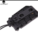Porta cargador con clip ajustable sistema molle en negro y verde — imagen 4 de 7