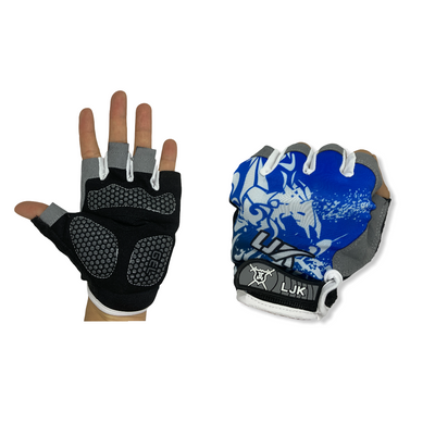 Guante deportivo con gel antideslizante en color rojo