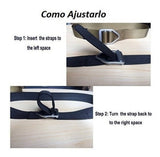 Cinturón táctico militar negro con hebilla triangular — imagen 6 de 6