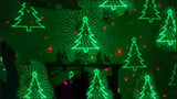 Mini proyector láser con figuras navideñas en rojo y verde — imagen 3 de 5