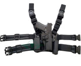 Holster piernera rígida tipo Serpa con porta cargador y linterna — imagen 3 de 10