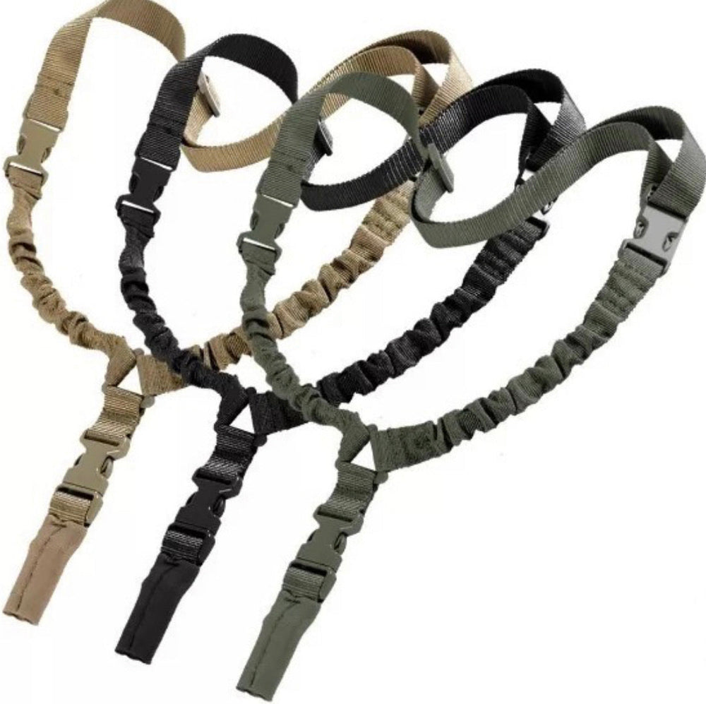 Portafusil de un punto bungee ultra resistente color negro