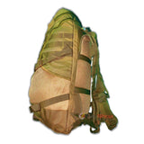 Mochila de camping de 50 litros impermeable en verde militar, caqui o negro — imagen 4 de 4