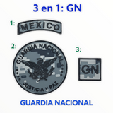 Parche táctico de velcro con diseño alusivo a fuerzas civiles y militares — imagen 3 de 10