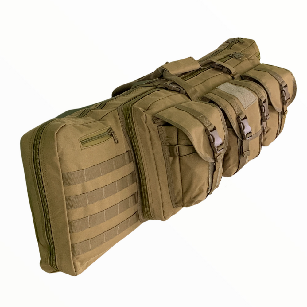 Mochila porta escopetas para 2 armas de hasta 42 pulgadas con sistema molle