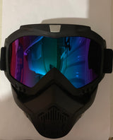 Máscara desmontable con gogles para motocross y ciclismo — imagen 2 de 2