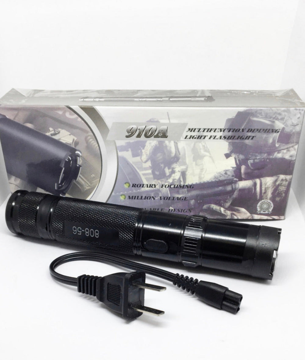 Lámpara taser de 2000 lúmenes con descarga eléctrica y tres efectos de luz