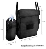 Mochila táctica inclinada con espacio exterior para botella — imagen 2 de 8