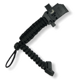Pulsera de supervivencia 5 en 1 con navaja, brújula, silbato y paracord — imagen 3 de 4