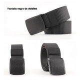 Cinturón táctico nylon impermeable ajustable para outdoor y campismo — imagen 2 de 4