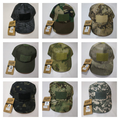 Gorra táctica militar ripstop con velcros porta parches ajustable
