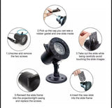 Proyector LED decorativo con diapositivas intercambiables y control remoto — imagen 2 de 8