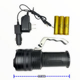 Lámpara de mango LED T6 con zoom ajustable y pilas 18650 — imagen 3 de 4