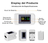 Oxímetro de dedo con pantalla a color, mide oxigenación y pulso — imagen 2 de 3