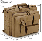 Mochila portafolio de 30 litros impermeable en distintos colores y estampados — imagen 3 de 7