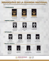 Parche táctico de velcro con diseño alusivo a la Guardia Nacional — imagen 2 de 10