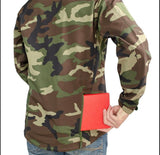 Chamarra táctica impermeable piel de tiburón en color verde camuflaje — imagen 3 de 4