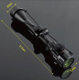 Mira telescópica retroiluminada 3-9x40 con monturas para rifle — imagen 5 de 10