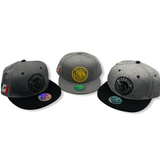 Gorra bordada con escudo nacional en color gris con negro — imagen 2 de 3