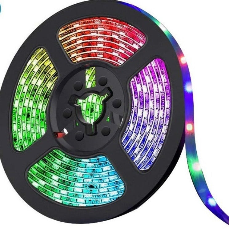 Tira LED multicolor RGB de 5 metros con modos dinámicos