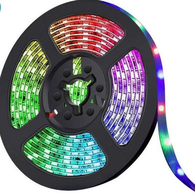 Tira LED multicolor RGB de 5 metros con modos dinámicos